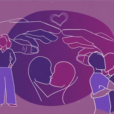 Piirretty kuva seksuaalisuudesta.