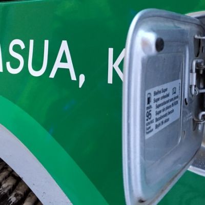 Biokaasuauto.