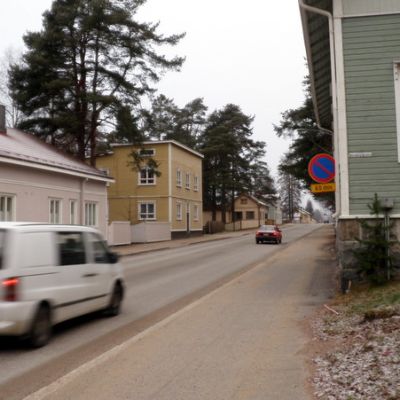 Katunäkymää Nurmeksesta.