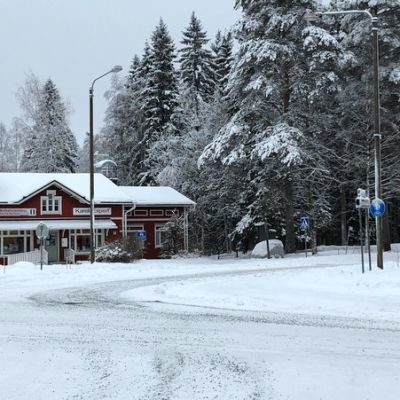 Talvinen kylätie
