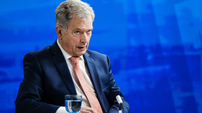 Sauli Niinistö vieraili Pasilassa Ylen Ykkösaamussa 29. toukokuuta.