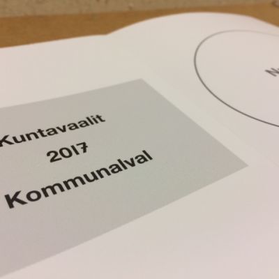 Kuntavaalien äänestyslipuke