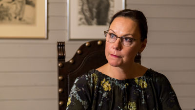 Ulkomaankauppa- ja kehitysministeri Anne-Mari Virolainen.