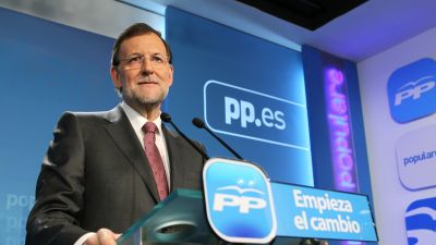 Partido Populars ledare Mariano Rajoy.