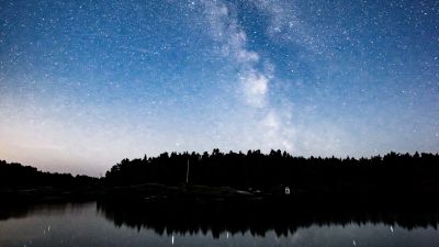 Finländsk stjärnhimmel sommaren 2020.