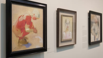Helene Schjerfbeckin näyttely Ateneumin taidemuseossa.