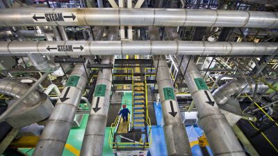 Turbinhallen vid Hinkley B
