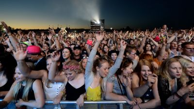 Publikhav på Ruisrock 2015.