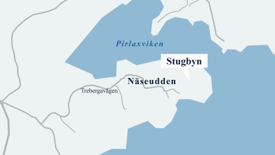 Karta över Näseudden.