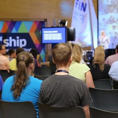Startup-festivaali Kotkassa.
