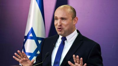 Naftali Bennett talade i knesset den 6 juni.