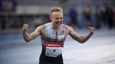 Joonas Rinne pinkoi Lahdessa ennätyksensä 1.45,96.