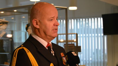 Marinens kommendör Veijo Taipalus, december 2015
