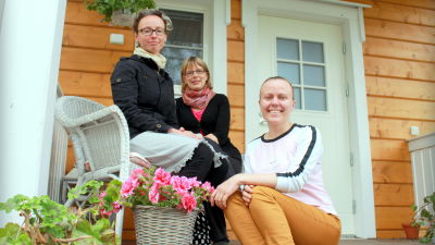 Pia Smeds, Paula Löfvik och Jenny Öist