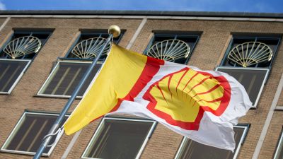 Shells huvudkontor i Haag i Nederländerna