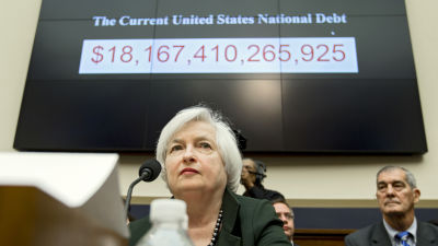 Federal Reserves ordförande Janet Yellen utfrågas i Kongressen 15 JULI 2015