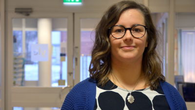 Sofia Grynngärds i närbild.