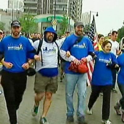 Juoksijat valmistautuivat viimeiselle maratonin mailille Bostonissa 25. toukokuuta.