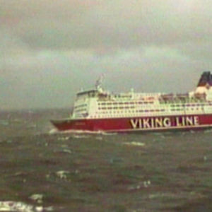 Viking Line i hårt väder