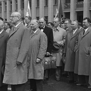 President Urho Kekkonen på statsbesök i Sovjetunionen, 1958