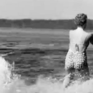 kvinna vattenskidar, 1952