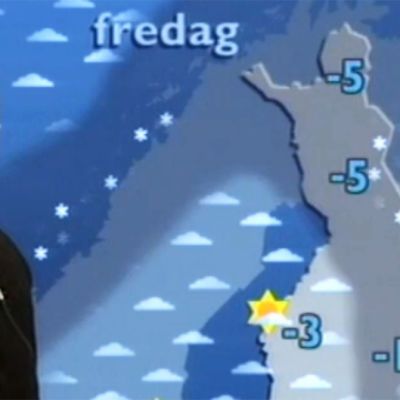 Meteorolog Juha Föhr berättar om vädret, Yl1 1989