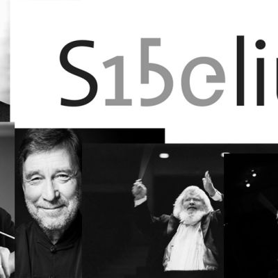 Lahden Sibelius-festivaalin 2015 kapellimestarit Sakari Oramo, Osmo Vänskä, Okko Kamu, Leif Segerstam ja Jukka-Pekka Saraste.
