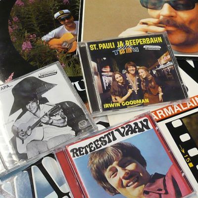 Irwin Goodmanin cd- ja lp-levyjä