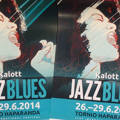 Kalottijazz 2014 -festivaalin julisteet.