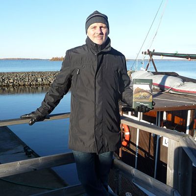 Kari Hanhisuanto Katariina-laivalla