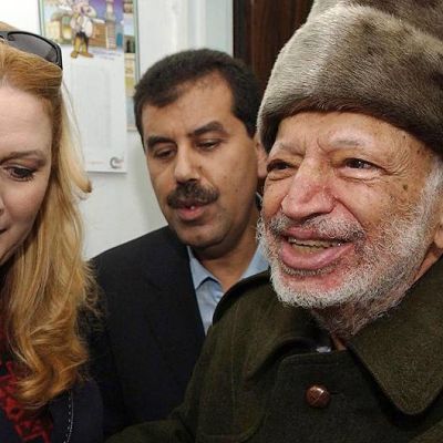 Suha Arafat ja Jasser Arafat.