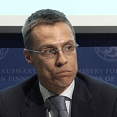 Ulkoministeri Alexander Stubb 