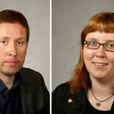 Paavo Arhinmäki ja Merja Kyllönen
