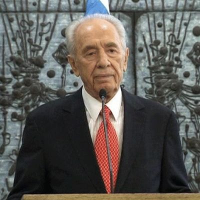 Israelin presidentti Shimon Peres