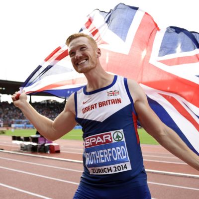 Iso-Britannian pituushyppääjä Greg Rutherford EM-kisoissa 2014