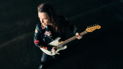Bluesgitarristen Erja Lyytinen. Erja Lyytinen.