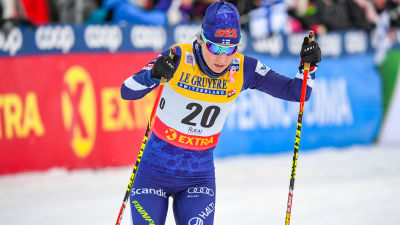 Riitta-Liisa Roponen tävlar i Seefeld.