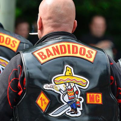 Bandidos-jengin jäseniä.