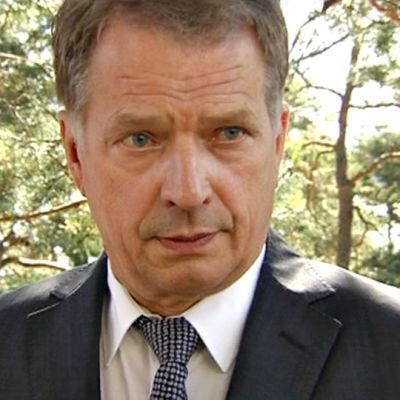 Finlands president Sauli Niinistö