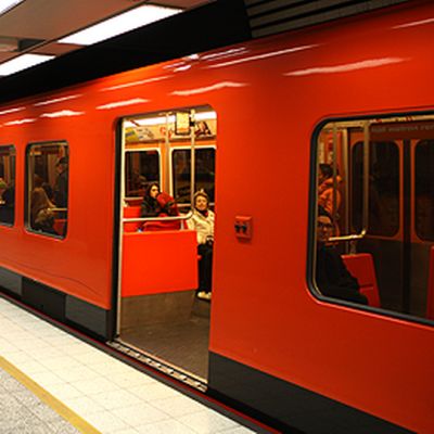 Metro asemalla.
