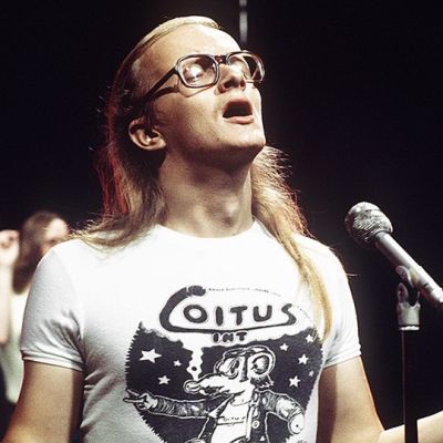 Juice Leskinen ja Coitus Int -yhtye TV2:n Iltatähti-ohjelmassa vuonna 1976.