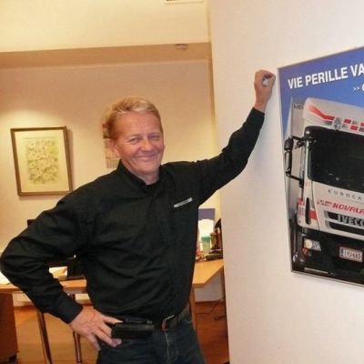 Kuljetusyrittäjä Martti Kovalainen
