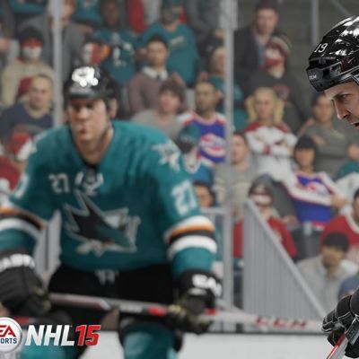 Kuvakaappaus NHL 15 -pelistä.