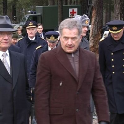 Ruotsin kuningas Kaarle Kustaa ja presidentti Sauli Niinistö.