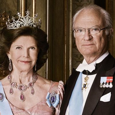 Ruotsin kuningas ja kuningatar.