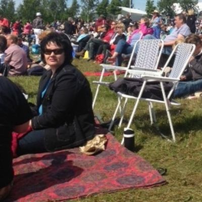 Piknik-tunnelmaa Porin Jazzeilla.
