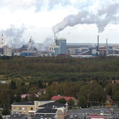 Metsä Groupin Kemin sellu- ja kartonkitehtaat.