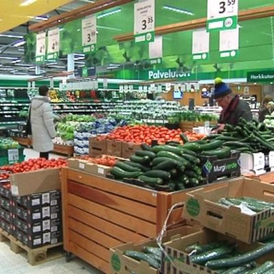 Marketin hedelmä- ja vihannesosasto