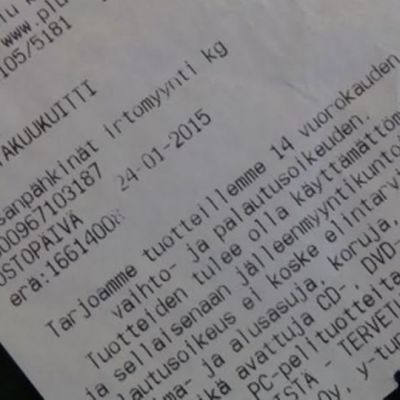 Takuukuitti saksanpähkinöistä.