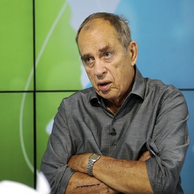 Jörn Donner Päivän kasvo -ohjelman vieraana.